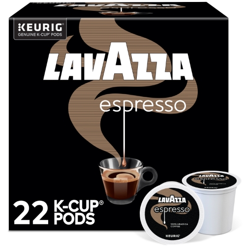 Lavazza Espresso K-Cup Pods, Medium Roast, 22/Box - W.B. Mason