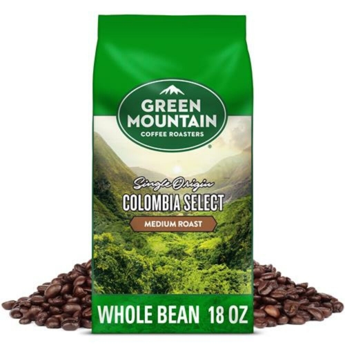 Green Mountain Coffee Colombia Select Whole Bean Coffee, Medium