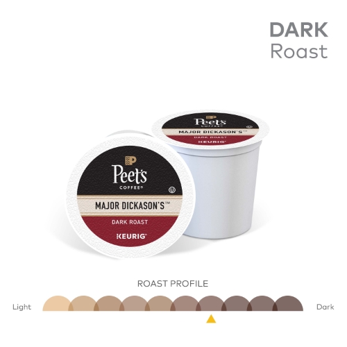 Peet's Coffee Major Dickason's Blend K-Cup Coffee Pods, 75-count Peet's Coffee Major Dickason's Blend K-Cup Coffee Pods, 75-count