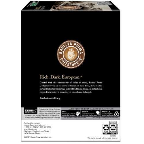 Barista Prima Colombia Coffee K Cups - 24/Box