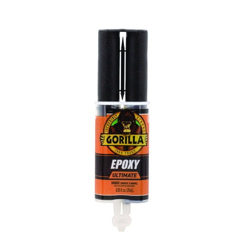 Gorilla Glue Epoxy Ultimate, 0.85 oz Syringe, Black - W.B. Mason
