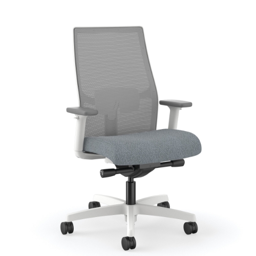 HON Ignition Mesh Office Chair, Mid-Back, Synchro-Tilt, Basalt