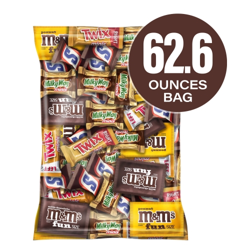 Mars Chocolate Favorites Minis Size Candy Bars Assorted Variety Mix Bag ...