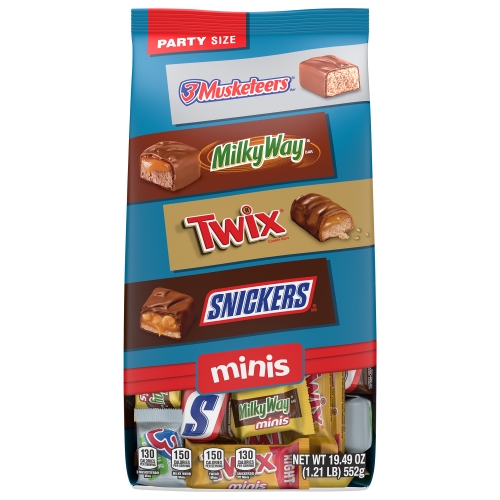 Mars Mixed Chocolate Variety Minis, 19.49 oz - W.B. Mason