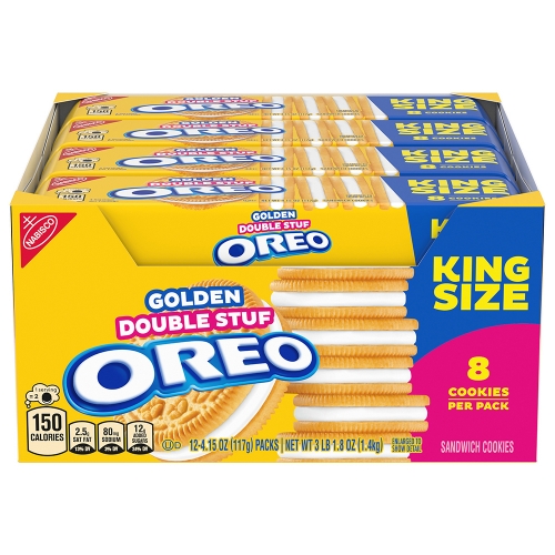 Oreo Chocolate Sandwich Cookies - Vanilla - 1 Serving Pack - 1.80 oz - 12 / Box Oreo Chocolate Sandwich Cookies - Vanilla - 1 Serving Pack - 1.80 oz - 12 / Box