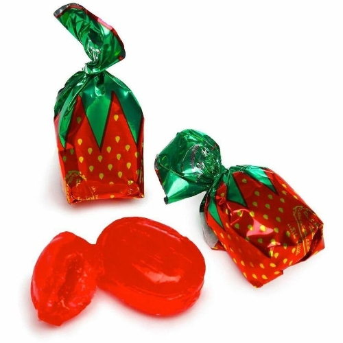 The Penny Candy Store Strawberry Filled Candies, Individually Wrapped ...