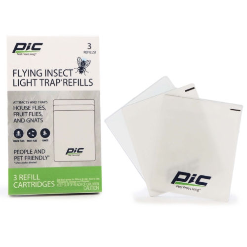 Pic Insect Trap PIC Flying Insect Light Trap Refills, 3/Pack - W.B. Mason