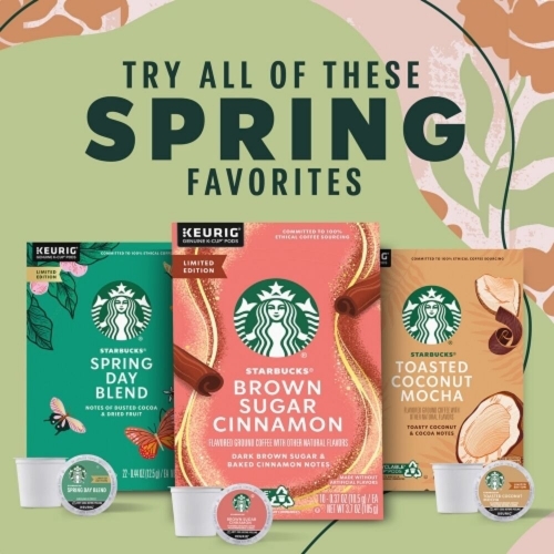 Starbucks Brown Sugar Cinnamon K-Cup Pods, Dark Roast, 22/Box - W.B. Mason Starbucks Brown Sugar Cinnamon K-Cup Pods, Dark Roast, 22/Box - W.B. Mason