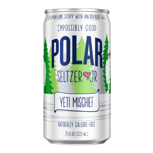 Polar Seltzer Jr, 7.5 oz, Yeti Mischief, 10 Cans/Pack - W.B. Mason