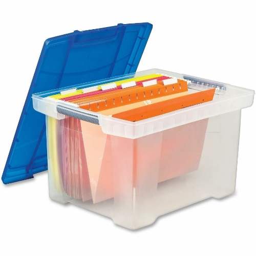Storex File Tote Storage Box, 15.50