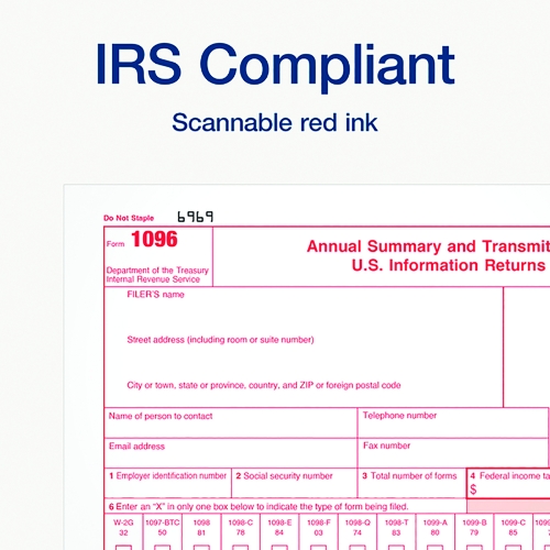 2023 IRS Form 1096 Annual Transmittals - 10-Pack (for Mailing 1099s)
