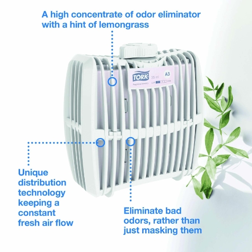 Tork Constant Air Freshener Refill, Odor Neutralizer, 32mL, 6/Carton ...