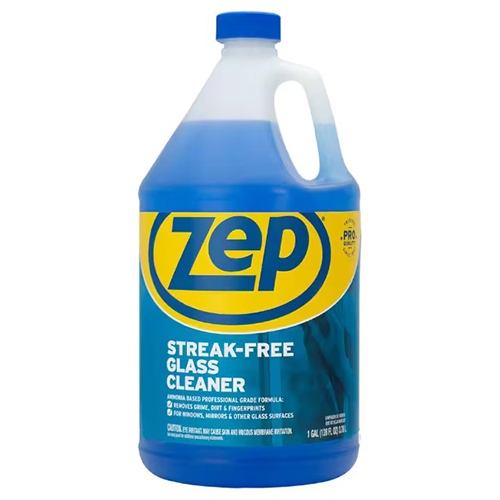 Streak-Free Glass Cleaner, Pleasant Scent, 1 gal Bottle, 4/Carton