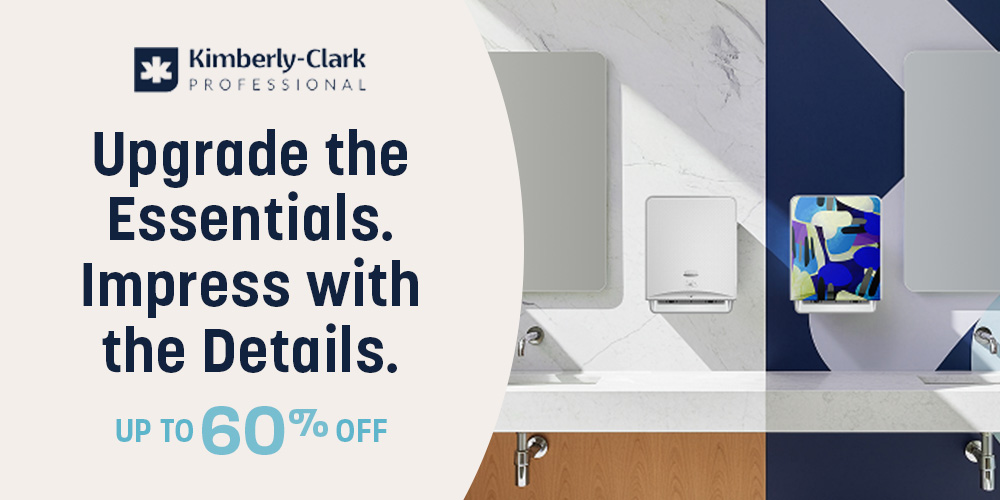 Save on Kimberly Clark Elevated Restroom Products
