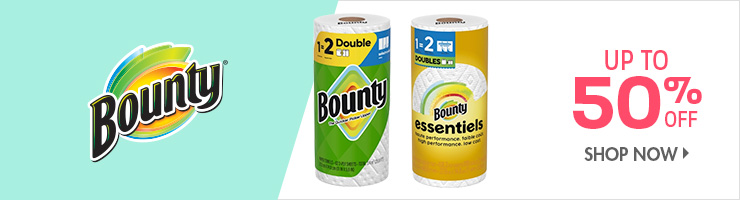 Save on Bounty Brand Towels