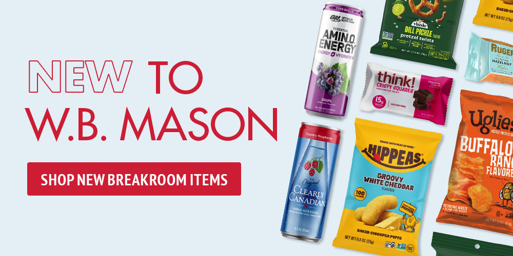 New Breakroom Items to WB Mason