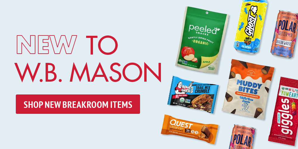 New Breakroom Items to WB Mason