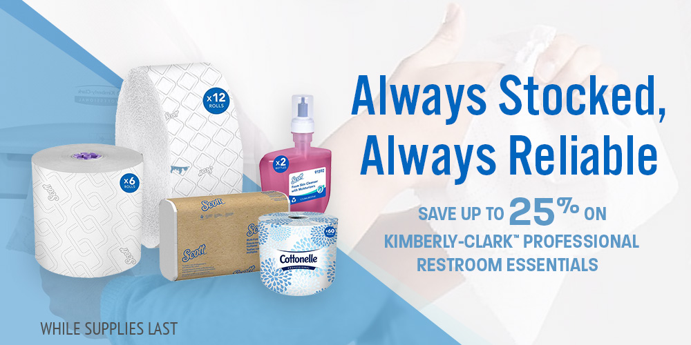 Save on Kimberly Clark Professional Restroom Essentials