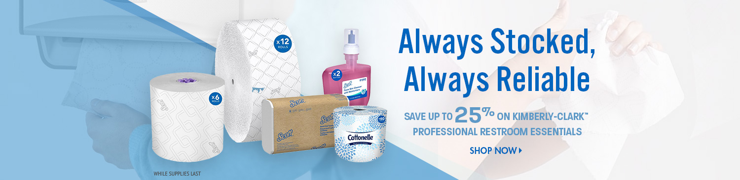 Save on Kimberly Clark Professional Restroom Essentials