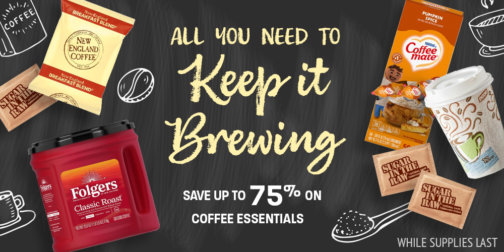 Save on Coffee Station Supplies