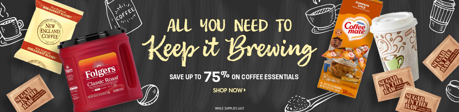 Save on Coffee Station Supplies
