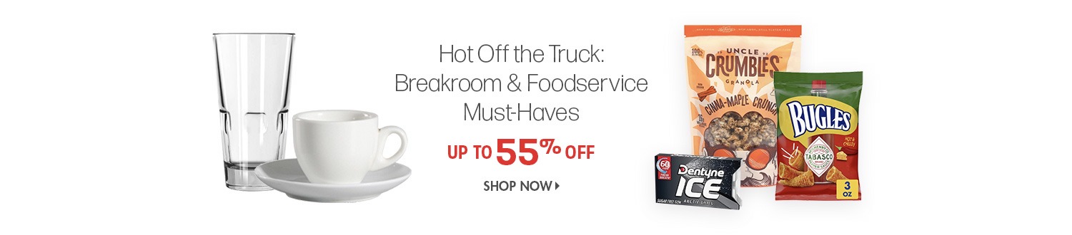 Save on New Breakroom and Foodservice Products