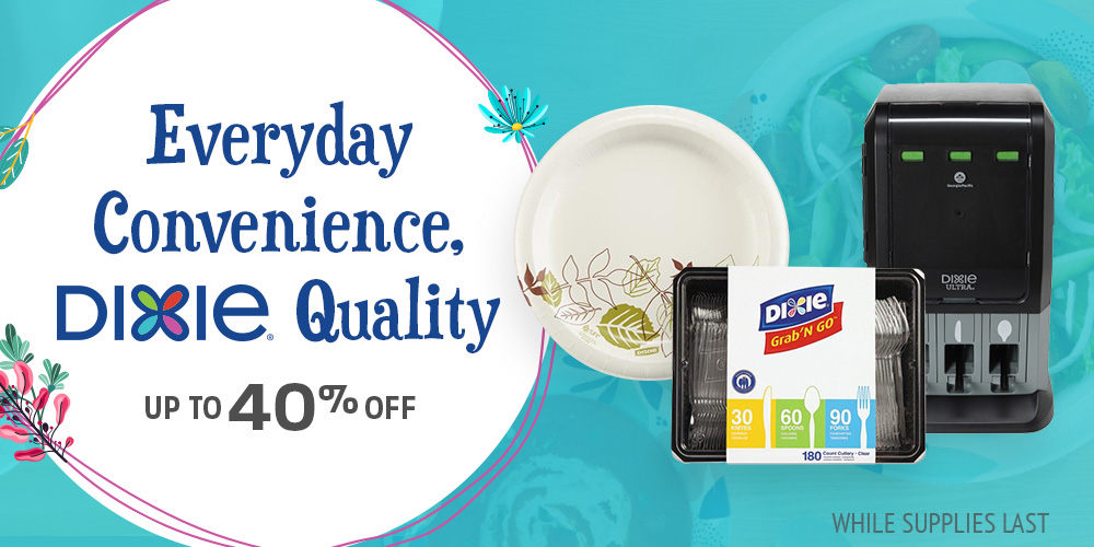 Save on Dixie Brand Disposables