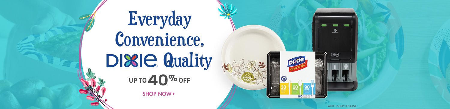 Save on Dixie Brand Disposables