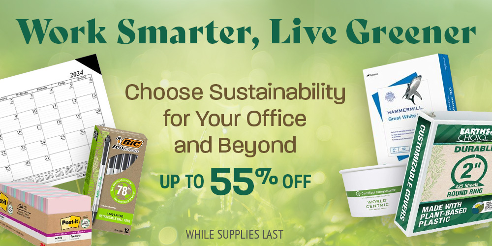 Save on Sustainable Products