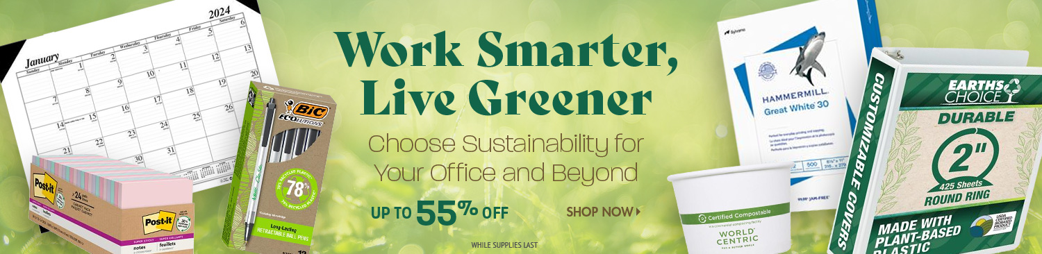 Save on Sustainable Products