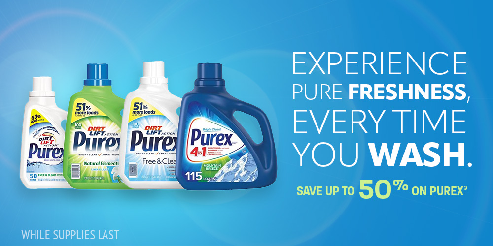 Save on Purex Brand Products