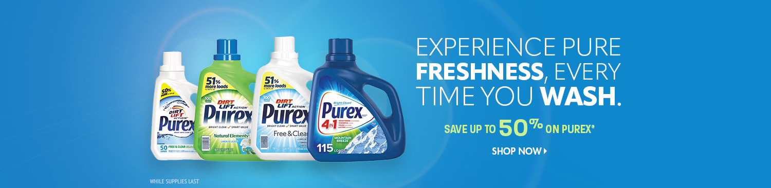 Save on Purex Brand Products