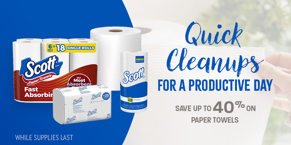 Save on Paper Towels