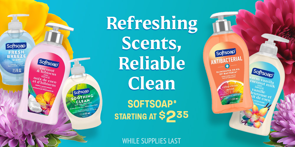 Save on Softsoap Brand Hand Soap