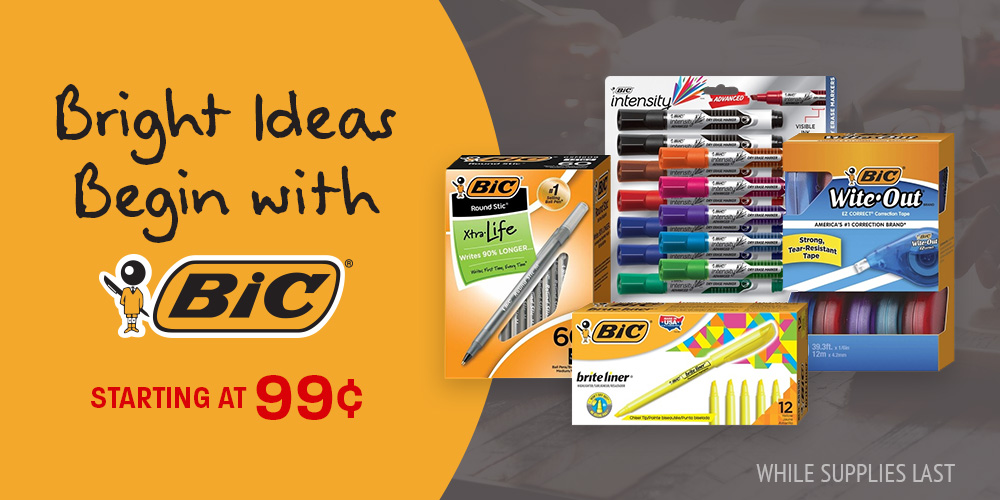 Save on BIC Brand Products