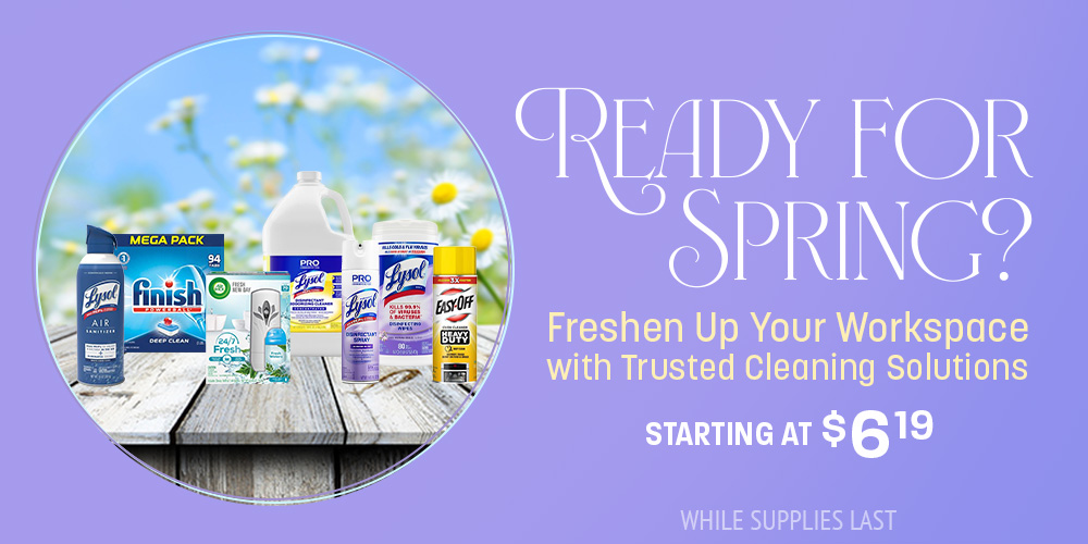 Save on Reckitt Brand Spring Cleaning Products