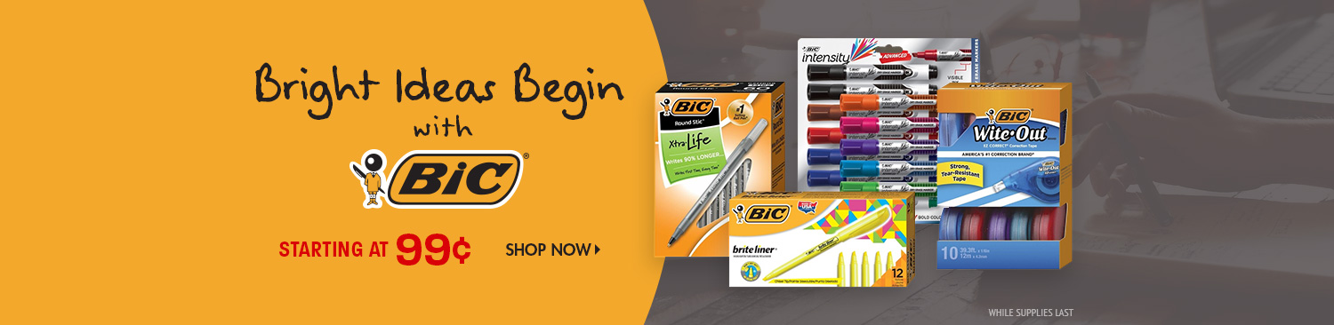 Save on BIC Brand Products