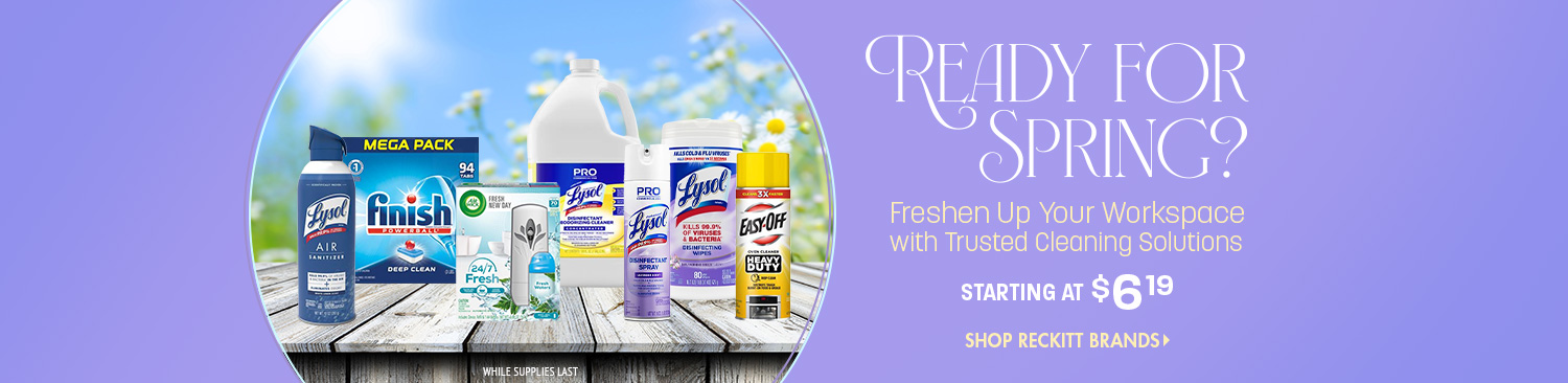Save on Reckitt Brand Spring Cleaning Products