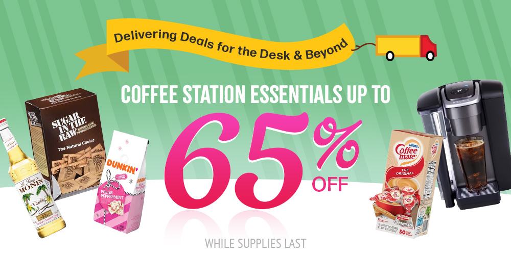 Save on Coffee Station Supplies