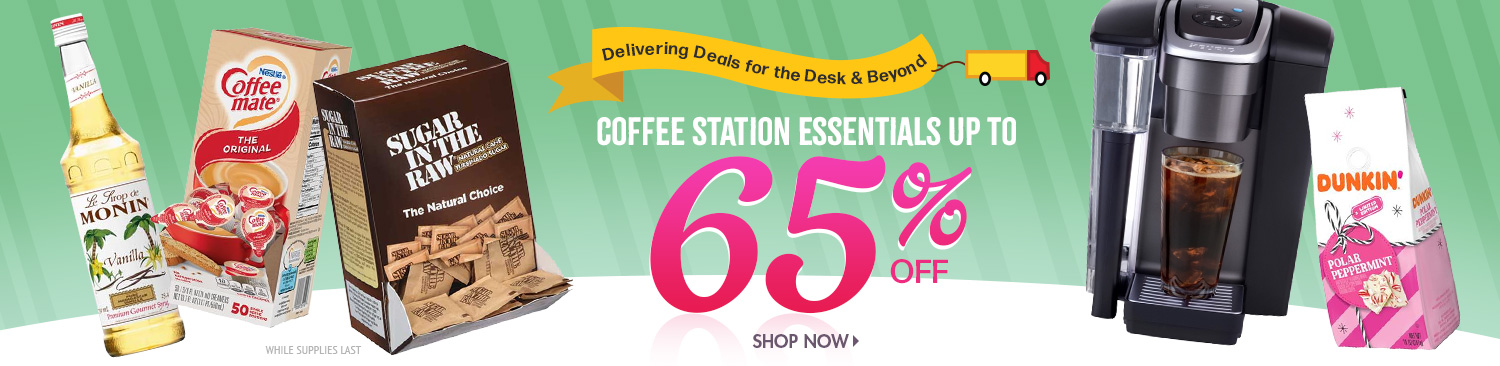 Save on Coffee Station Supplies