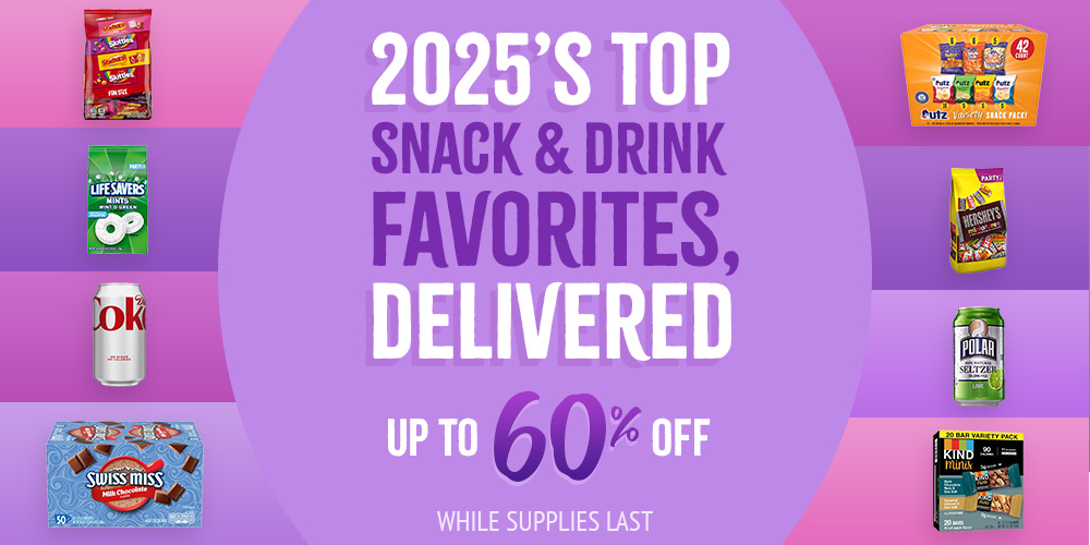 Save on Top 2025 Snacks and Drinks