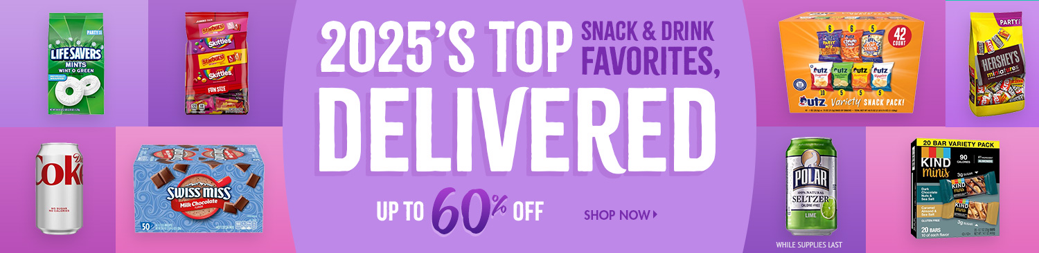 Save on Top 2025 Snacks and Drinks