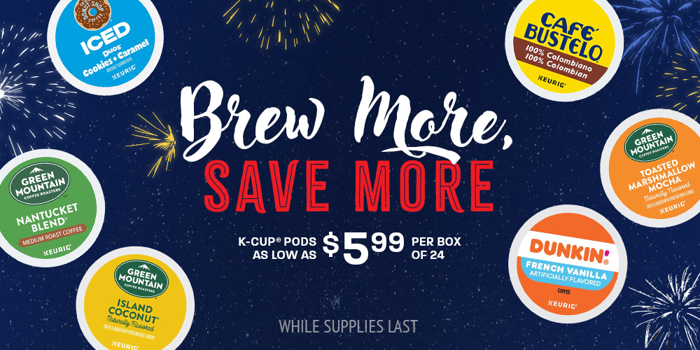 Save on K Cup Pods