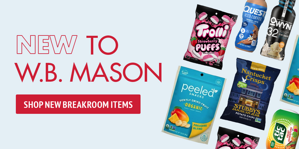 New Breakroom Items to WB Mason
