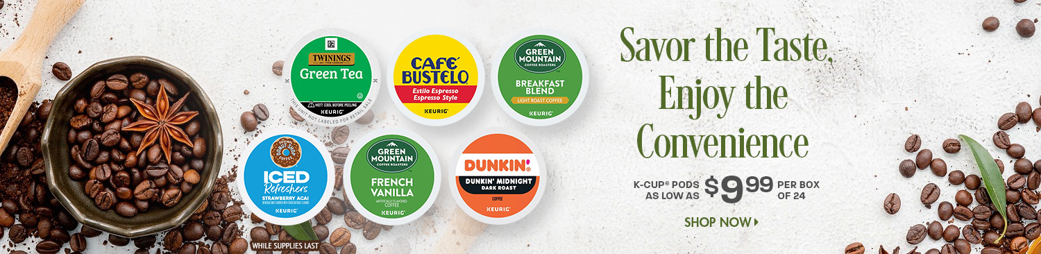 Save on K-Cup Pods