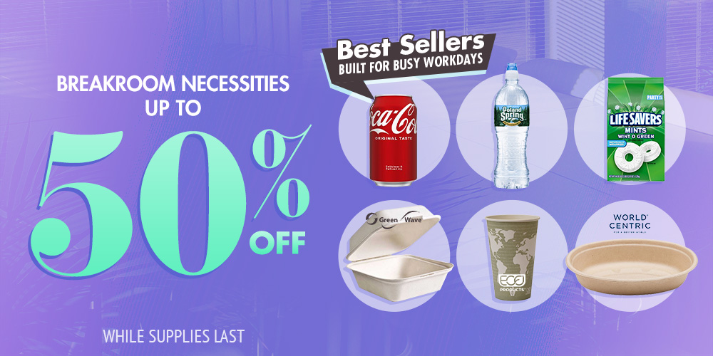 Save on Breakroom and Foodservice Best Sellers