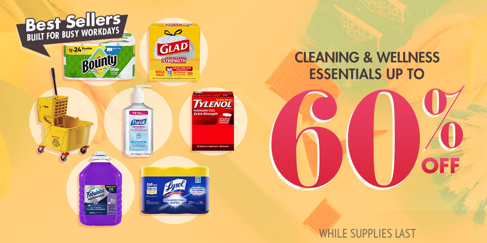 Save on Cleaning Supply Best Sellers