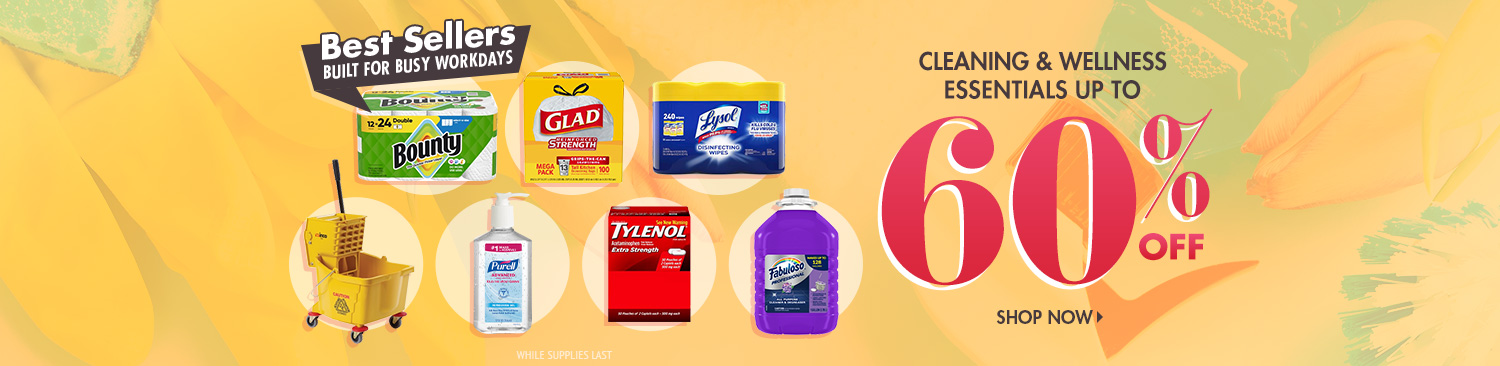 Save on Cleaning Supply Best Sellers