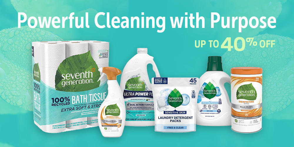 Save on Seventh Generation Brand Cleaning Products