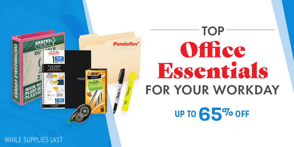 Save on Top Writing and Filing Products For your Workday